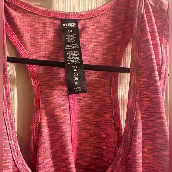 Pink Reebok active tank. Size large - Picture 2 of 2